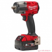 Аккумуляторный гайковерт Milwaukee M18FMTIW2P12-502X FUEL (Li-Ion 5 Ач) (4933478453)