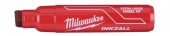 Маркер Inkzall Milwaukee для стройплощадки супер-большой XL красный (1 шт, дисплей 12 шт) (4932471560)