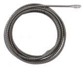 Троссик для прочистной машины 6 мм x 7.6 м spiral, bulb auger
