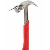 Молоток стальной с закругленным гвоздодером 16 унций/450 грамм Milwaukee