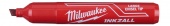 Маркер Inkzall Milwaukee для стройплощадки большой красный (1 шт, дисплей 12 шт)