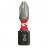 Упаковка насадок Milwaukee Shockwave PH2 25 мм (2 шт) (4932430852)