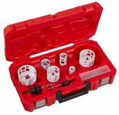 Набор коронок Bi-Metal Milwaukee 25,32,40,54,68,76 мм (10 шт)
