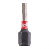 Упаковка насадок Milwaukee Shokwave Hex3 25 мм (2 шт), (4932430894)