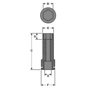 Головка ShW 1/2 SKT 32мм (4932352860)