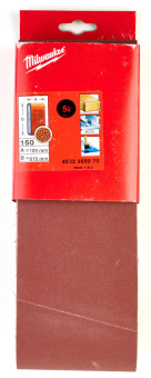 Шлифовальная лента 100 х 610 зерно 150 (5 шт)