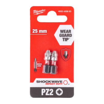 Упаковка насадок Shockwave PZ2 25 мм (2 шт) (4932430863)