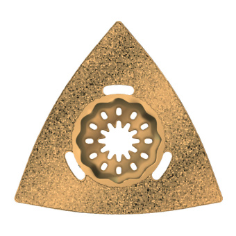 Шлифовальная насадка с напылением из твердосплава для грубой шлифовки плиточного клея, строительного раствора и древесины (48906054)