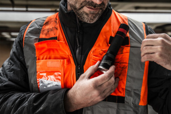 Сигнальный жилет Премиум оранжевый - L/XL (4932471899)