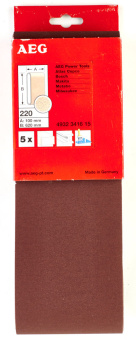 Шлифовальная лента 100 х 620 зерно 240 (5 шт)