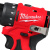Дрель-шуруповерт аккумуляторная M12 BLDDRC-202C Milwaukee