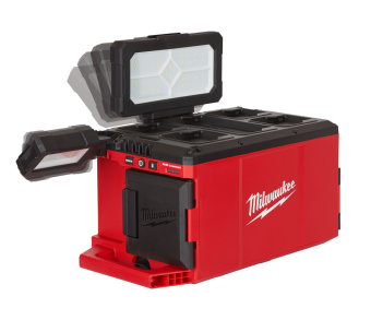Аккумуляторный фонарь с функцией зарядного устройства на базе Milwaukee PACKOUT M18 POALC-0 (4933478120)