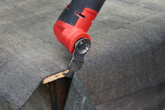 Нож с 3 режущими кромками. Для резки ковровых покрытий, напольных покрытий из ПВХ, картона и кровельного войлока (48906060)