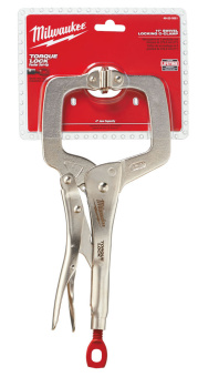 Ручной инструмент Milwaukee Torque Lock струбцина тип С с шарнирными губками 11" (280 мм) (4932471727)