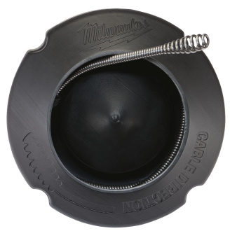 Троссик для прочистной машины 8 мм x 7.6м spiral, bulb auger + барабан (48532581)