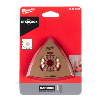 Шлифовальная насадка с напылением из твердосплава для грубой шлифовки плиточного клея, строительного раствора и древесины (48906054)