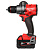 Аккумуляторная ударная дрель-шуруповёрт Milwaukee M18 FPD3-502X (4933479860)