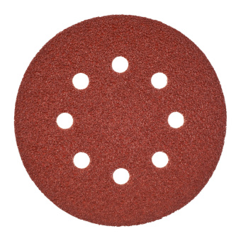 Шлифкруг 8 отверстий 125 зерно 40 (25 шт)