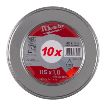 Отрезной диск SCS 41/115x1 PRO+ 10 шт в металлическом боксе (4932478997)