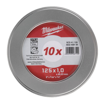 Отрезной диск SCS 41/125x1 PRO+ 10 шт в металлическом боксе (4932478998)