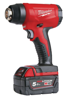 Аккумуляторный компактный технический фен Milwaukee M18BHG-502C