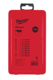 Набор буров SDS-plus M2 Milwaukee(10шт.)