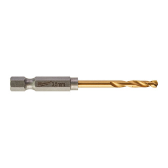 Сверло по металлу Milwaukee RedHEX HSS-G TiN. 3.5 мм  (10 шт) (4932478177)