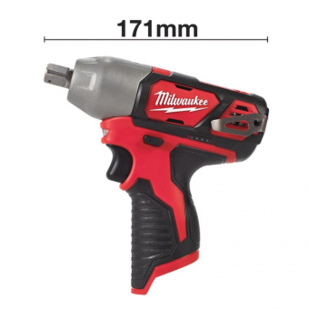 Аккумуляторный гайковерт Milwaukee M12 BIW12-0 (4933447134)