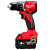 Аккумуляторная ударная дрель-шуруповерт Milwaukee M18 BLPDRC-402C (4933492824)