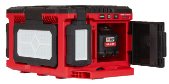 Аккумуляторный фонарь с функцией зарядного устройства на базе Milwaukee PACKOUT M18 POALC-0 (4933478120)
