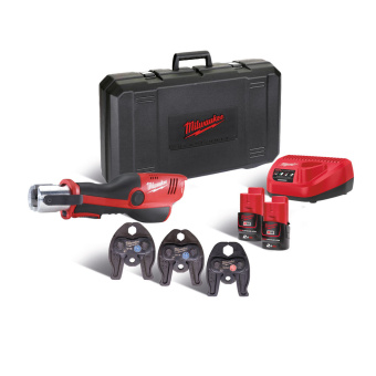 Аккумуляторный пресс-инструмент Milwaukee M12HPT-202C V-SET2 PRESSTOOL IN2 (4933459382)