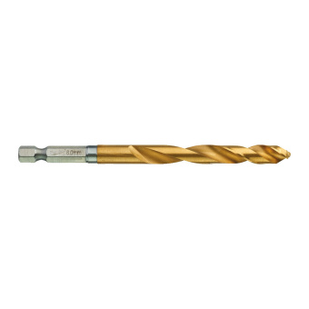 Сверло по металлу Milwaukee RedHEX HSS-G TiN. 8 мм  (5 шт) (4932478183)