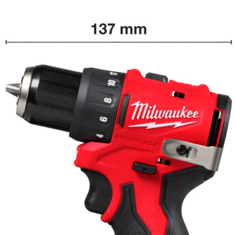 Дрель-шуруповерт аккумуляторная M12 BLDDRC-202C Milwaukee